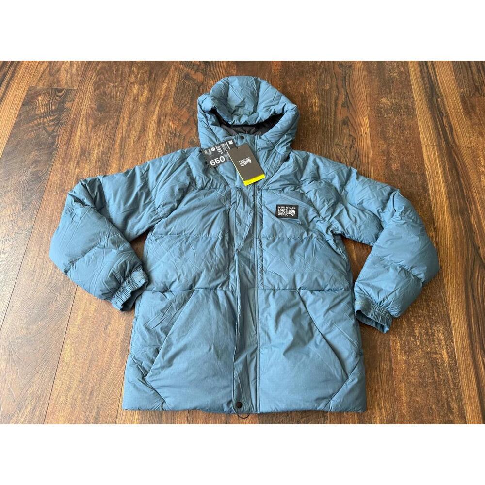 NEW Mountain Hardwear Men's Nevadan Down Parka Size 2XL Blue